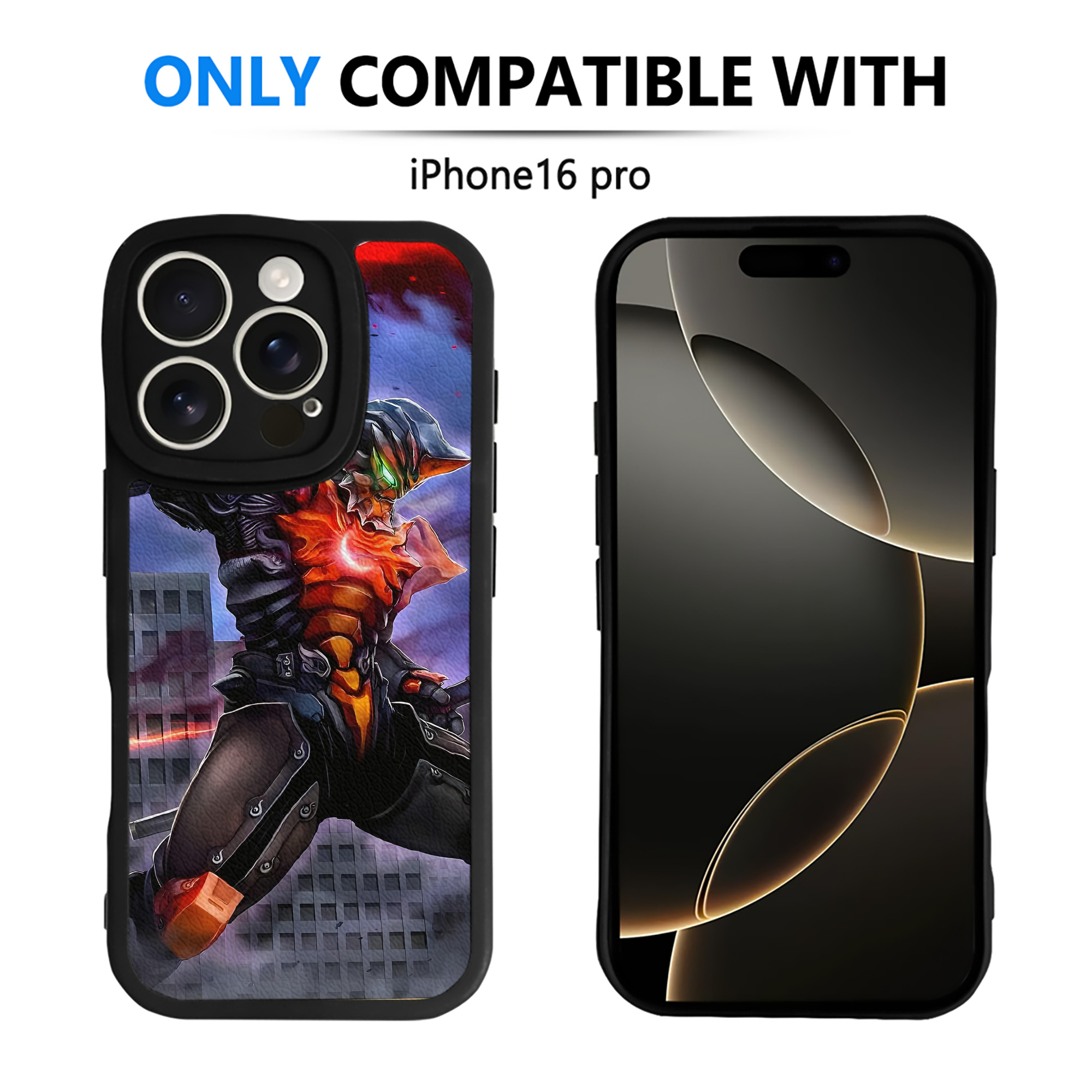 （画像用） ウルトラマン Ultraman 【iPhone 16シリーズ対応】シリコンスマホケース（レザー調） 材質：シリコン